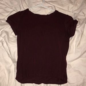 Short sleeve cropped top